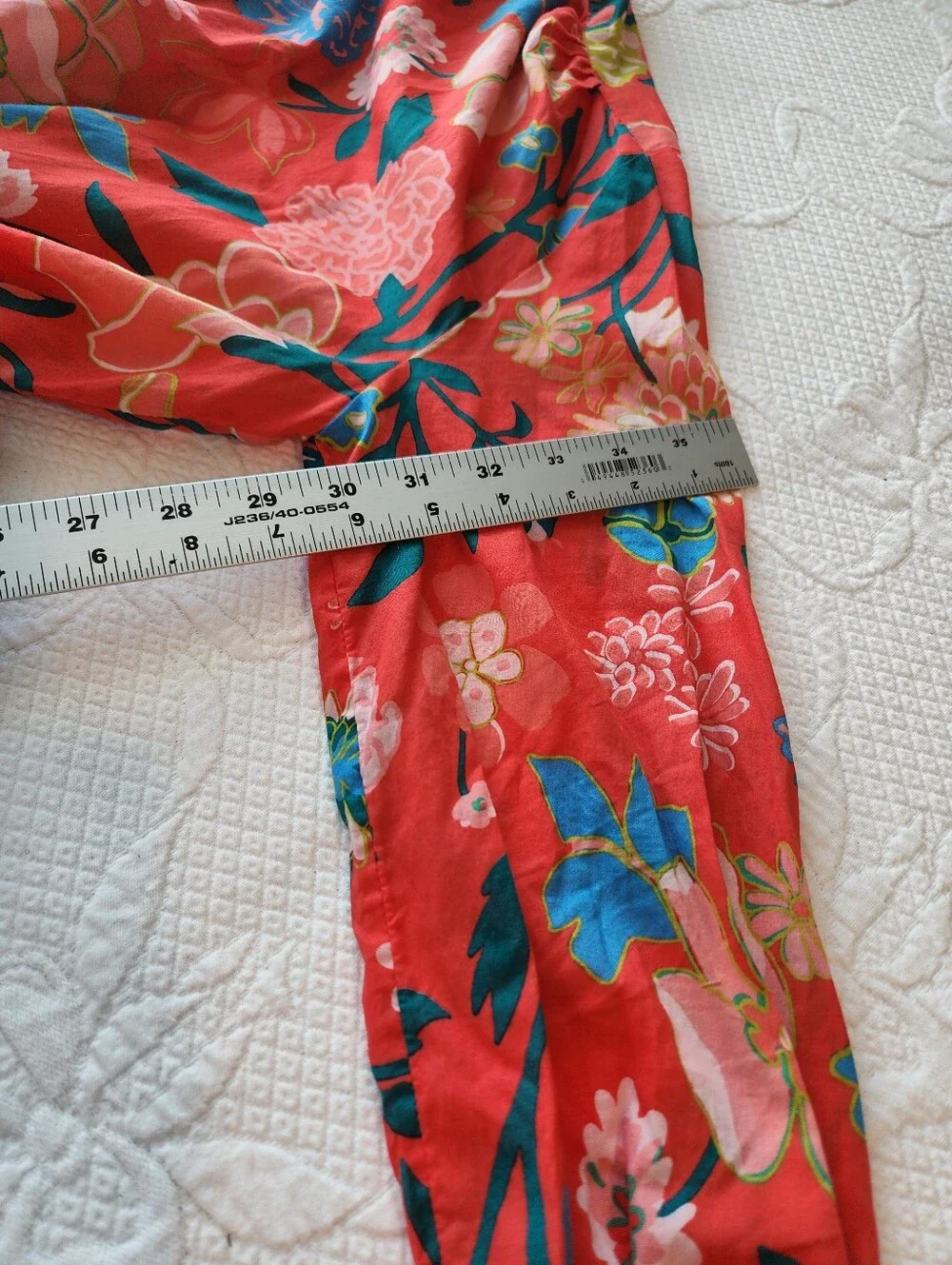 J. Crew Coral Floral Button-Front Tiered Mini Dress
